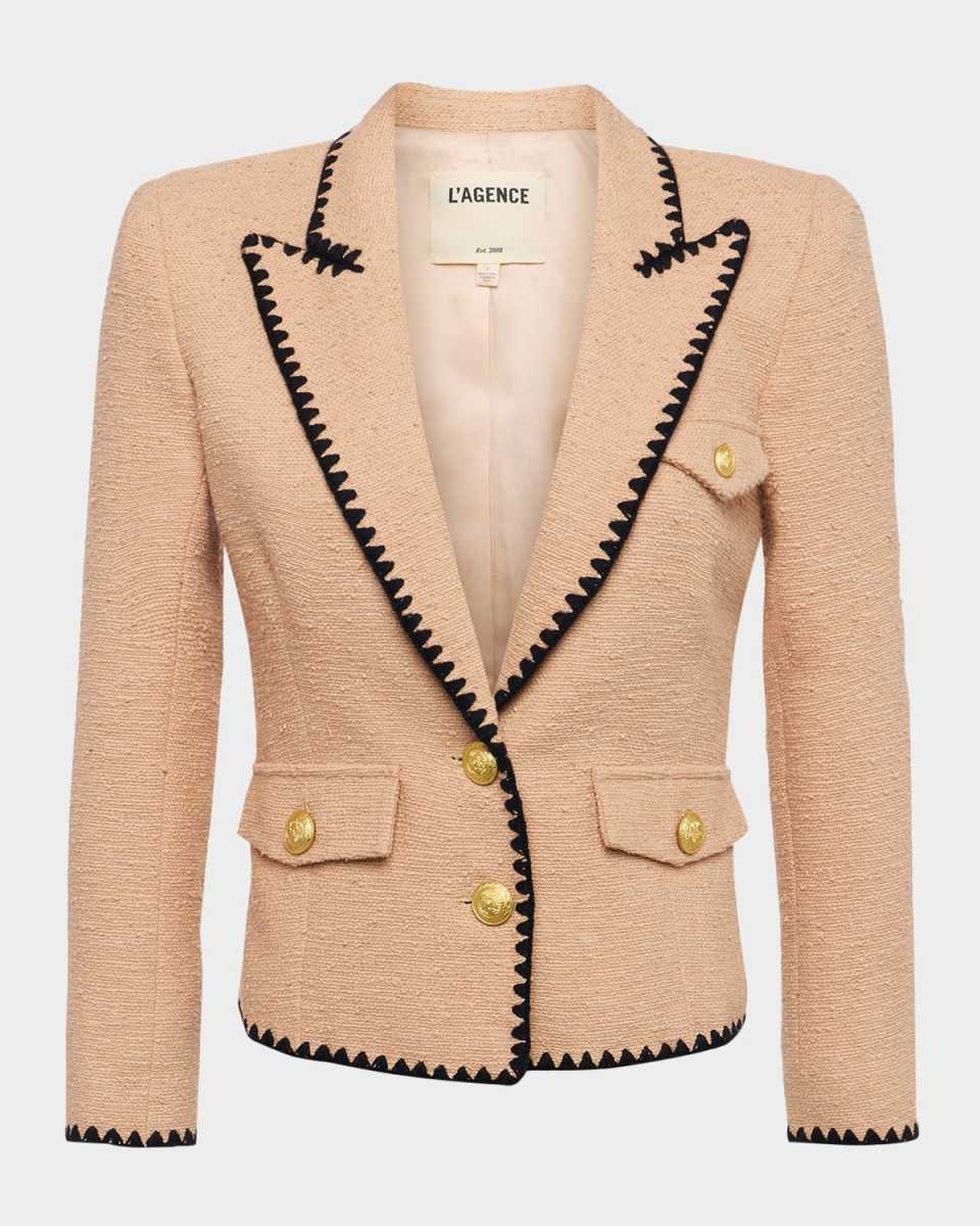 Wylla Structured Single-Breasted Blazer